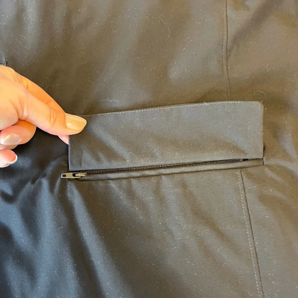 ORVIS Mens XL Black Nylon Polyester Blend Blazer Jacket Zip Pockets‎ Outerwear